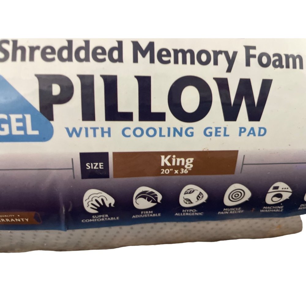 New Comfez Adjutable shredded memory foam. King - Picture 2 of 3